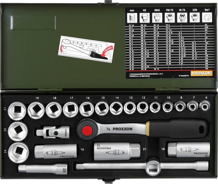 Produktbild Proxxon Steckschlüsselsatz (3/8")