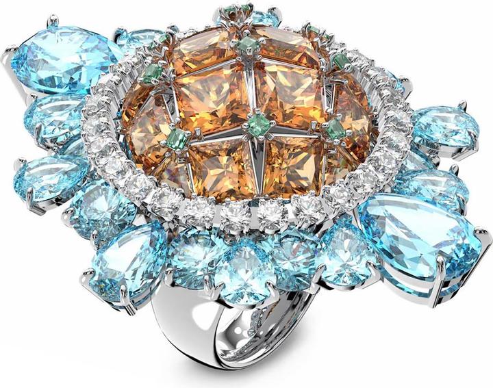 Actual product image Swarovski Curiosa Cocktail Ring Multicoloured Silver (55)