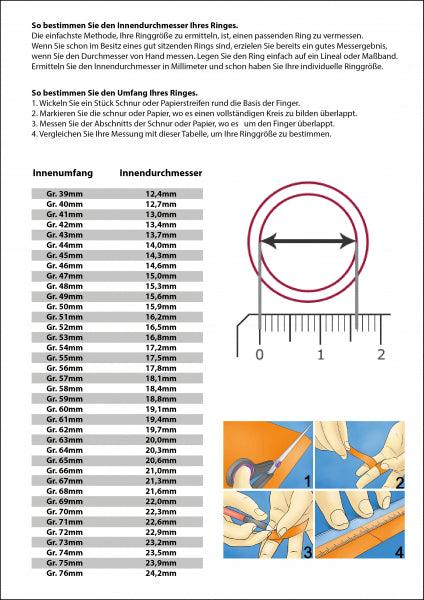 Produktbild Hermex versilberter Ring mit Rosa Gelb Topas Zirkonia - Gr. 60 / Size 9 (9)