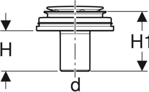 Image du produit Geberit Ecoulement de receveur de douche 154.032.00.1 pour receveur de douche Setaplano, installatio