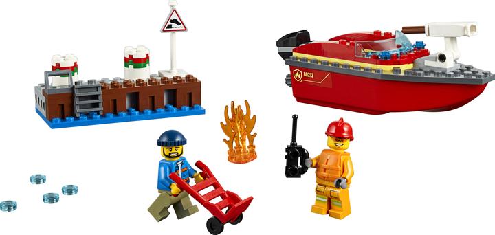 Image du produit LEGO Les pompiers du port (60213, LEGO City)