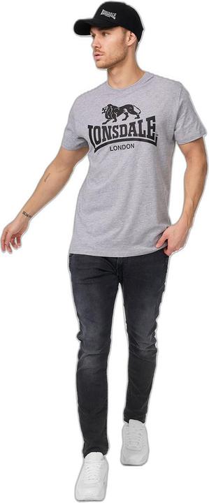 Heather Light Grey + Black