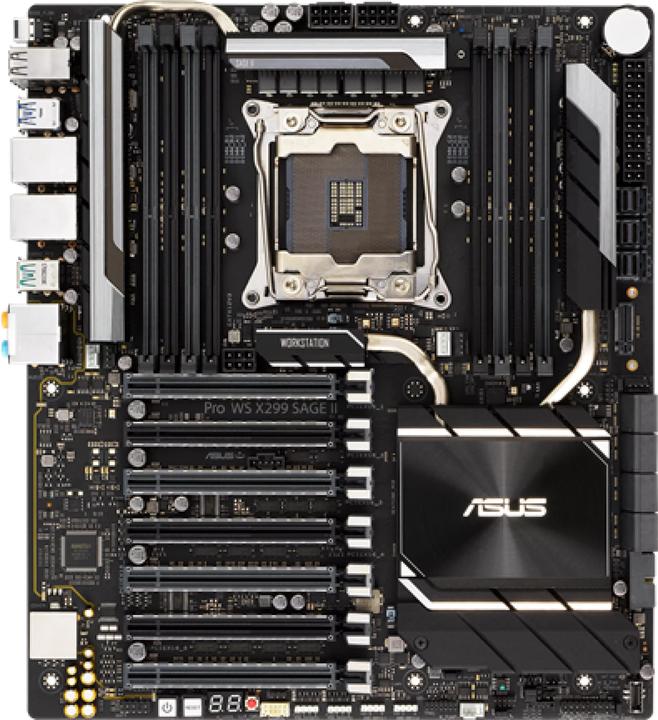 Actual product image ASUS PRO WS X299 SAGE II (LGA 2066, Intel X299, SSI CEB)