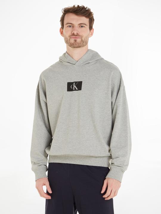 Actual product image Calvin Klein Men's Lounge Hoodie, Grey, M (M)