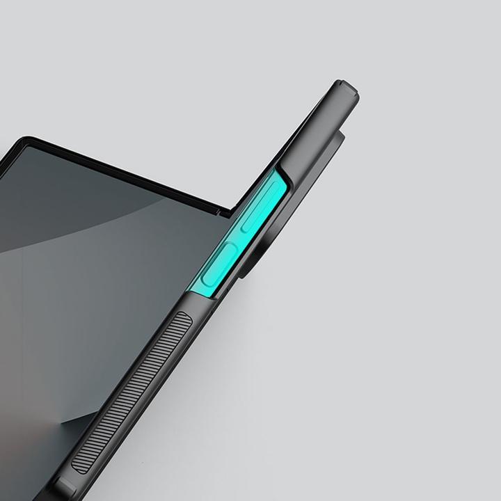 Actual product image Nillkin Super Frosted Shield Fold Magnetic Case for Samsung Galaxy Z Fold 6 5G with stylus holder an (Samsung Galaxy Z Fold6)