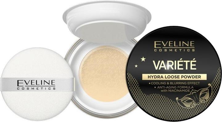 Eveline Variete Hydra Loose Powder Loose Moisturizing Powder With Niacinamide With Cooling Effect 5G
