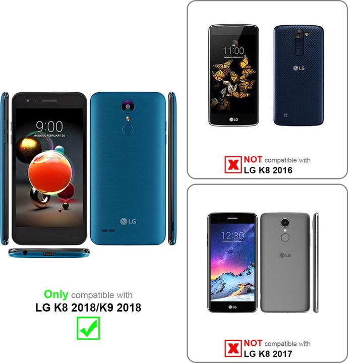 Productafbeelding Cadorabo TPU Candy Cover (Huawei Y9 (2018), LG K8 2018)