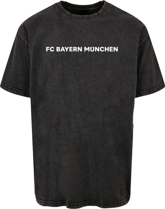 Actual product image FC Bayern München Acid Washed Heavy Oversize Tee - 115553 (XS)