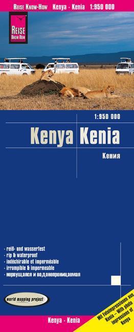 Produktbild Landkarte Kenia / Kenya (1:950.000)