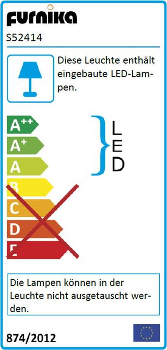 Energie-Label Möbel-Eins LED-Sockelbeleuchtung