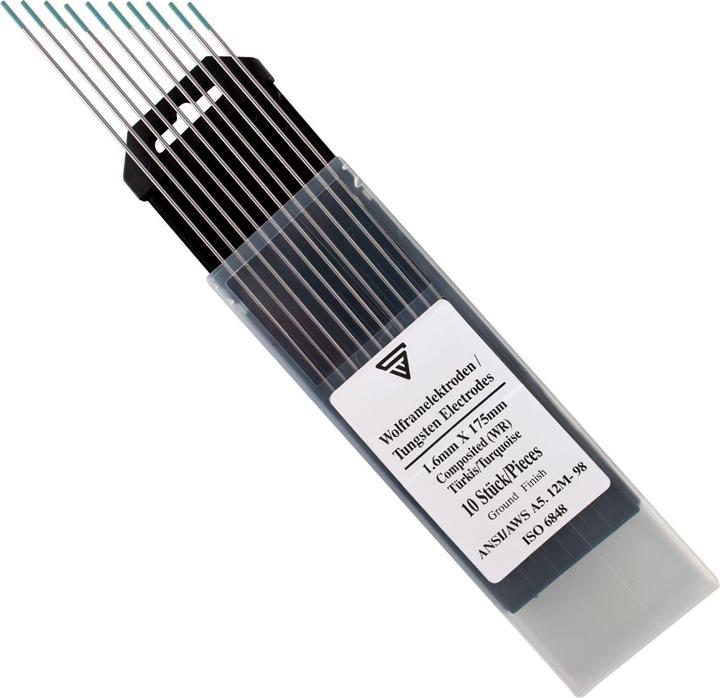 Produktbild Stahlwerk Wolframelektroden / Schweisselektroden WR Türkis 1,6 x 175 mm 10er Set