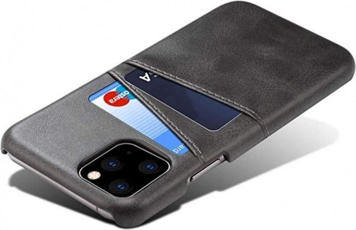 Produktbild Screenguard Apple iPhone 12 mini CardCaddy Leder Backcase mit Kartenfächern (Apple iPhone 12 mini)