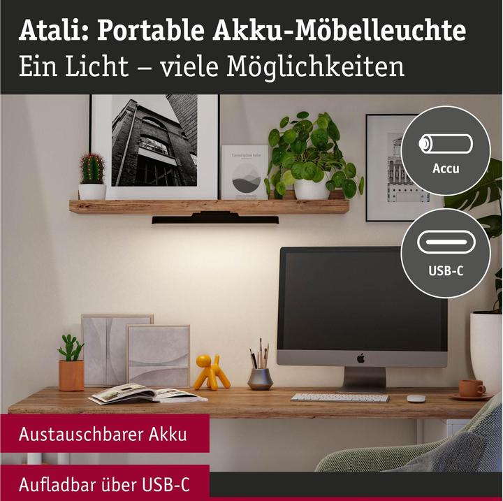 Produktbild Paulmann Möbelaufbauleuchte Atali (310 lm)