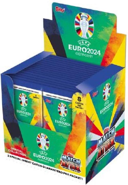 Immagine prodotto Topps Display Euro 2024 (Tedesco, Inglese, Francese, Italiano, Svizzero-tedesco, Display del booster)