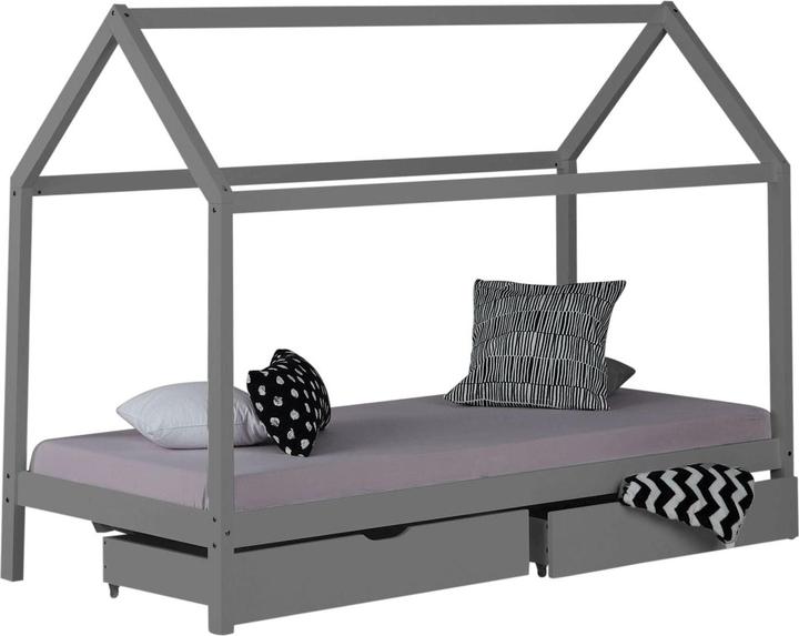 Produktbild Jamb Kinderbett mit Schubladen 90x200cm Weiss (90 x 200 cm)