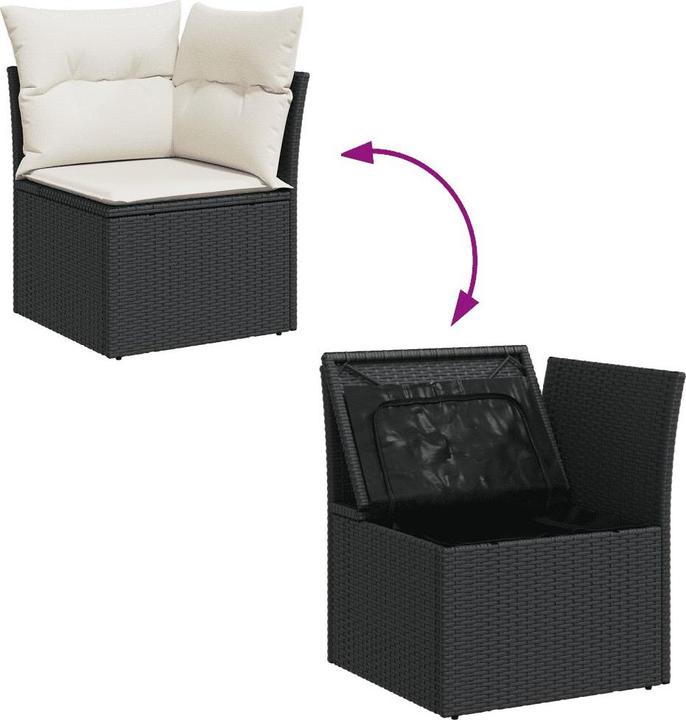Actual product image VidaXL 10-piece garden lounge set with cushions