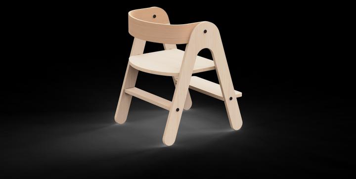 Produktbild MamaToyz MiniStep 2 in 1 - Schemel / Tritthocker