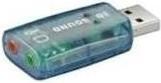 Produktbild Goobay Wentronic USB 2.0 Soundkarte, Transparent (USB)