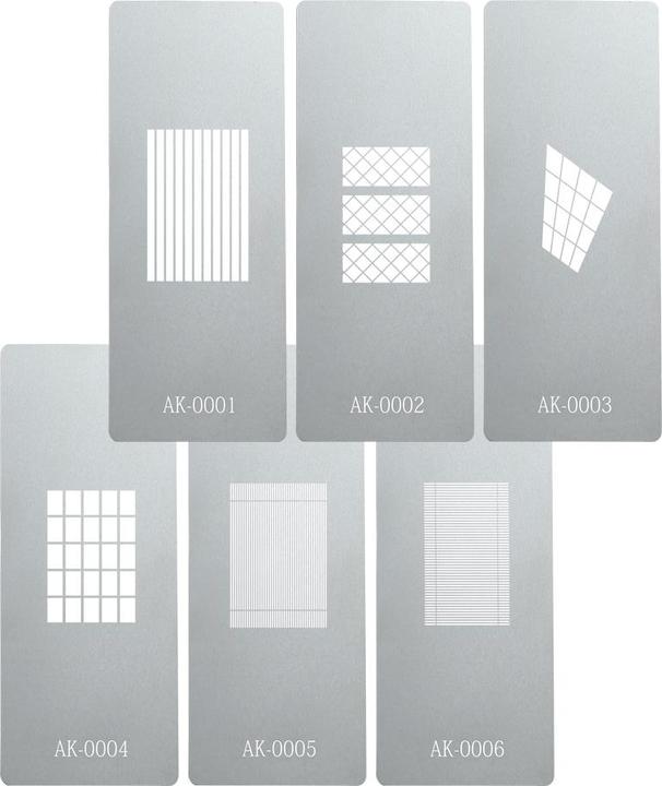 Actual product image Godox AK GS4 Metal GOBO Set for AK R21 (Flash unit spare parts)