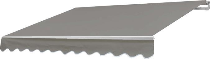 Immagine prodotto Swisshandel24 Tenda da sole in alluminio, tenda a bracci pieghevoli protezione solare 3x2,5m poliestere (3 m)