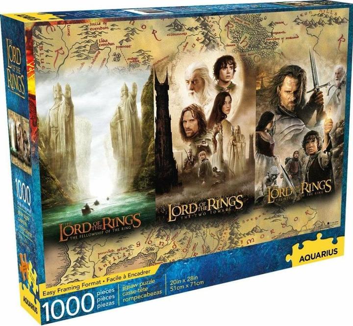 Produktbild Aquarius Herr der Ringe Triptych (Puzzle) (1000 Teile)