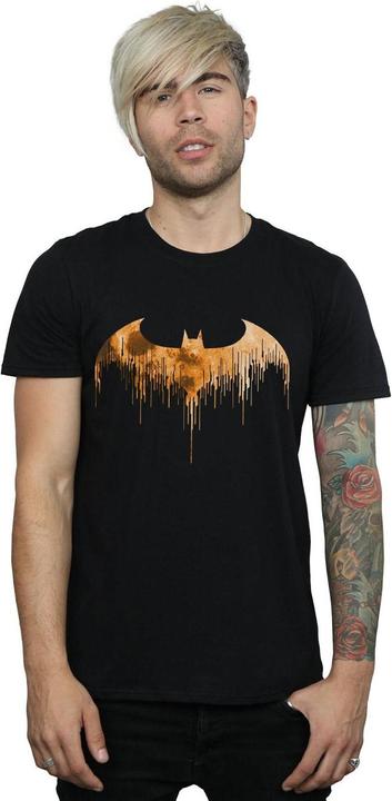 Actual product image Mens Batman Arkham Knight Halloween Moon Logo Fill T-Shirt (L)