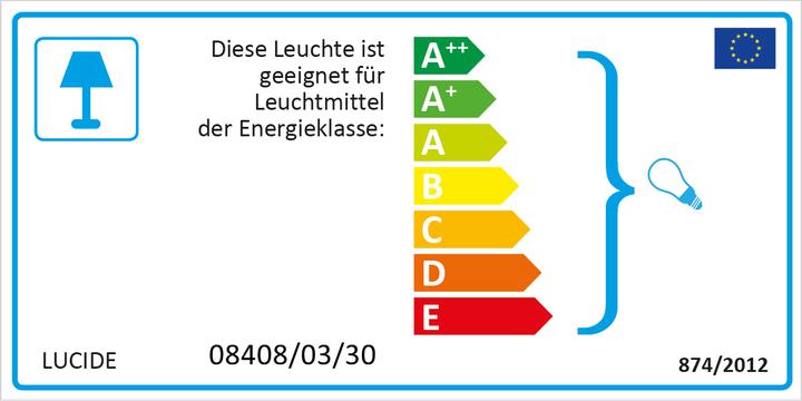 Label énergétique Lucide Fix Multiple (E27)