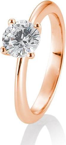 Actual product image Breuning 4 prong set 0.80-1.50 ct. (52, 750/18 K Gold)