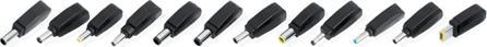 Image du produit Deltaco Chargeur universel pour ordinateur portable, 15-20V, 6A, 90W, 12-tips - Black (90 W)