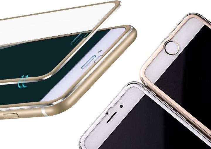 Produktbild G-Case iPhone 8 Plus 3D Screen Protector Aluminium Frame (1 Stück, Apple iPhone 8 Plus)