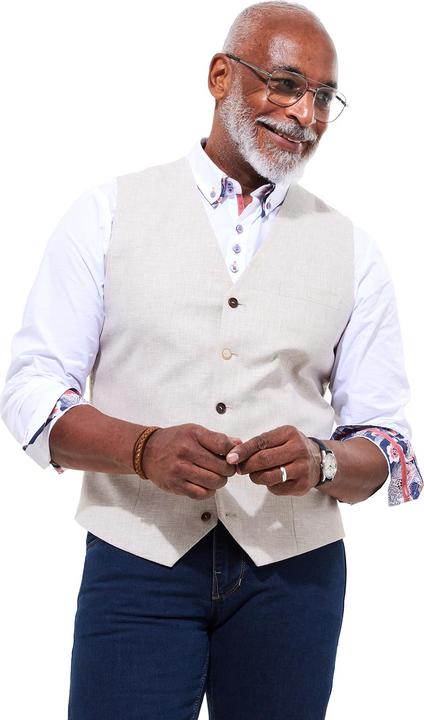 Produktbild Joe Browns Woven Linen Blend Waistcoat (54)