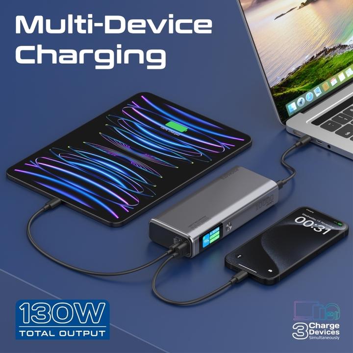 Produktbild ProMate Titan-130 Powerbank 20000mAh (20000 mAh, 130 W, 72 Wh)