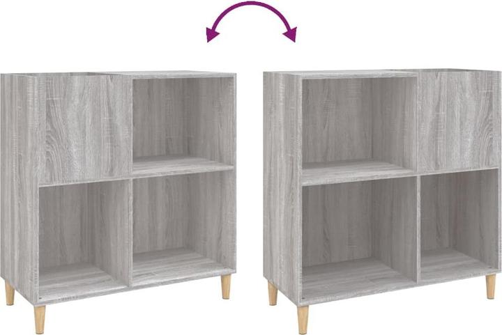 Produktbild VidaXL Plattenschrank Grau Sonoma 84,5x38x89 cm Holzwerkstoff