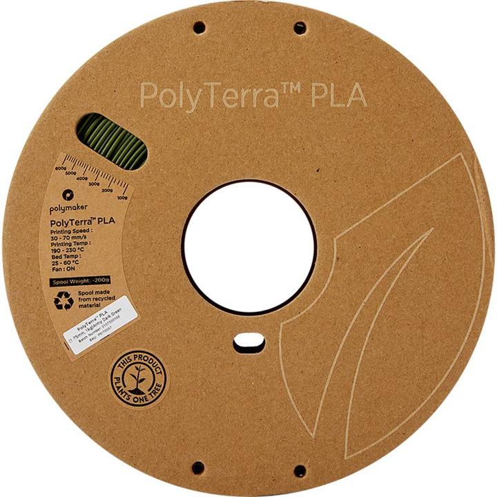 Produktbild Polymaker PolyTerra (PLA, 1.75 mm, 1000 g, Grün)