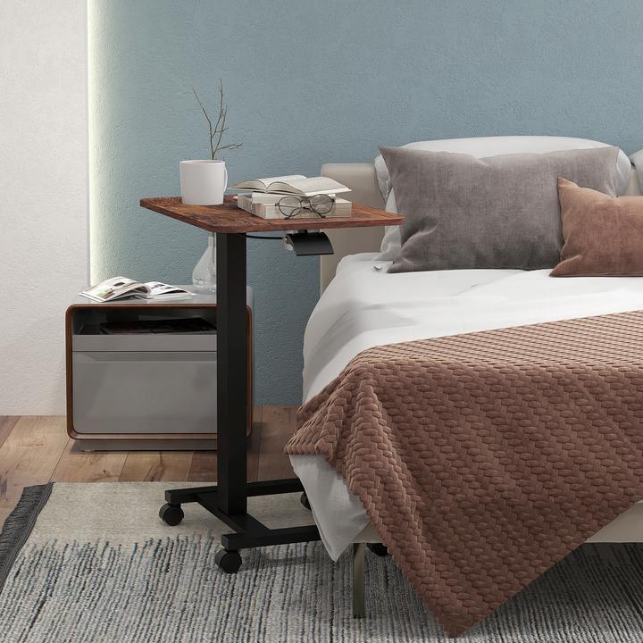 Image du produit Vinsetto Table à roulettes réglable en hauteur (48 x 65 x 108 cm)