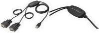 Produktbild Digitus USB 2.0 zu 2x RS232-Kabel (1.50 m)