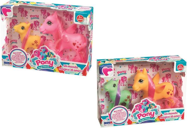 Actual product image Rs Toys Set 2 Pony Magic Friends In Scatola