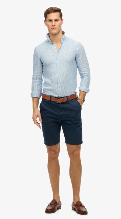 Immagine prodotto Superdry VACATION L/S LINEN SHIRT Heren Overhemd (S)