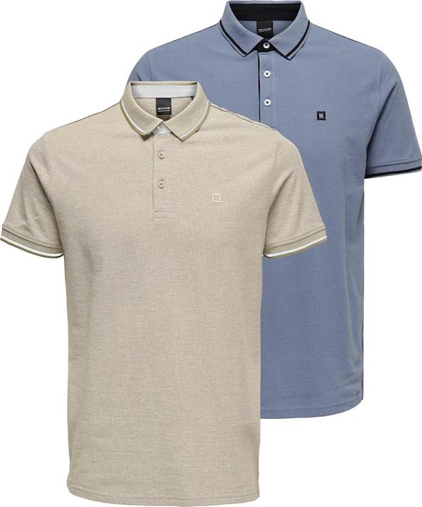 Produktbild Only & Sons 2er Pack Onsefletcher Poloshirt (M)