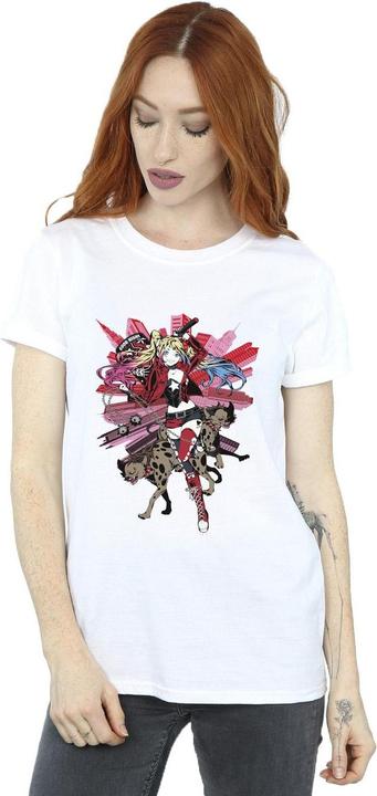 Immagine prodotto Femme/Les femmes Harley Quinn Iene - Maglietta boyfriend in cotone (M)