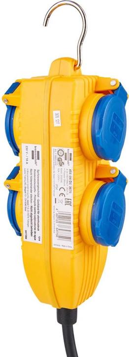 Actual product image Brennenstuhl Construction site cable IP54 with power block 5m black H07RN-F3G1.5 (5 m)
