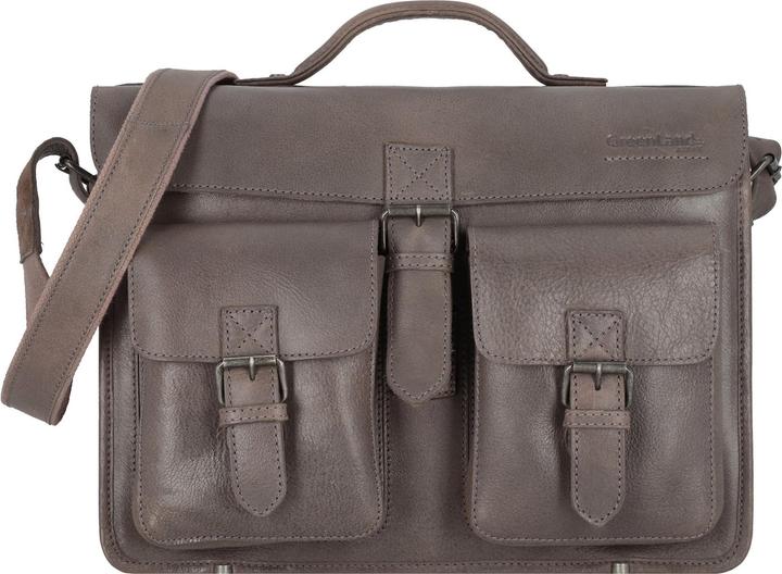 Greenland Nature Nature Aktentasche Leder 40 cm
