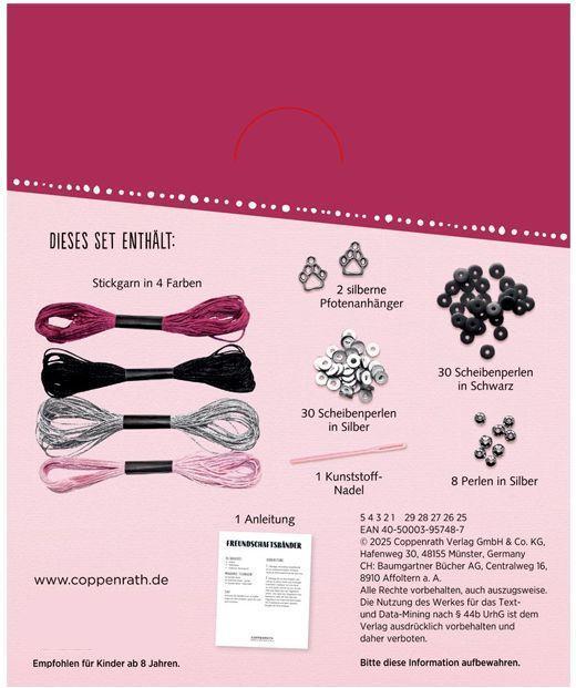 Actual product image Die Spiegelburg Freundschaftsbänder knüpfen (Silber/Sch
