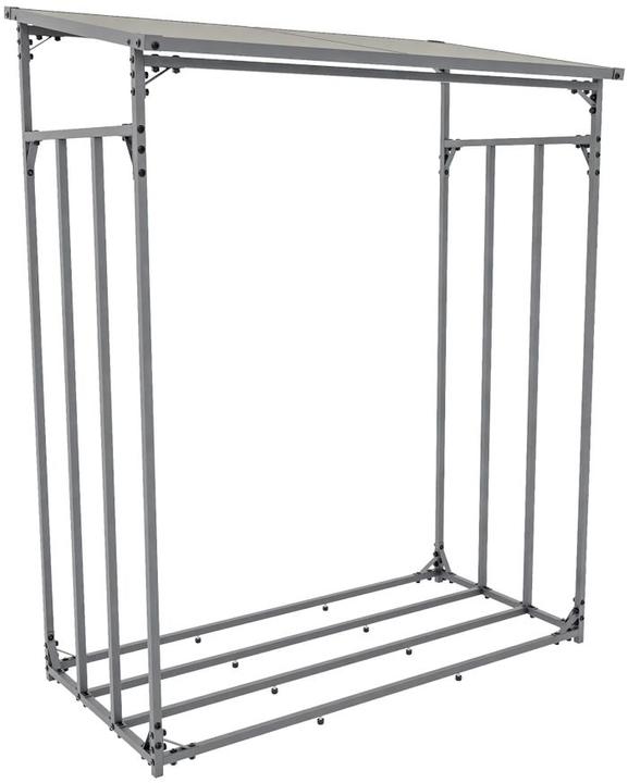 Produktbild Swisshandel24 Kaminholzunterstand Ruston Metall M, anthrazit