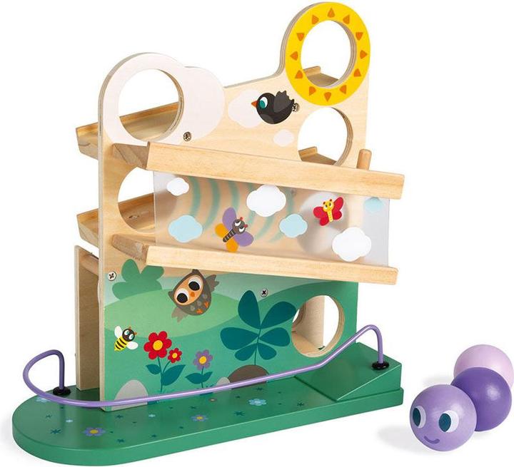 Produktbild Activity Board Motorikspielzeug, Kugelbahn, Spielzeug, Geschenk für Kinder, Holzspielzeug für Kinder - Raupe