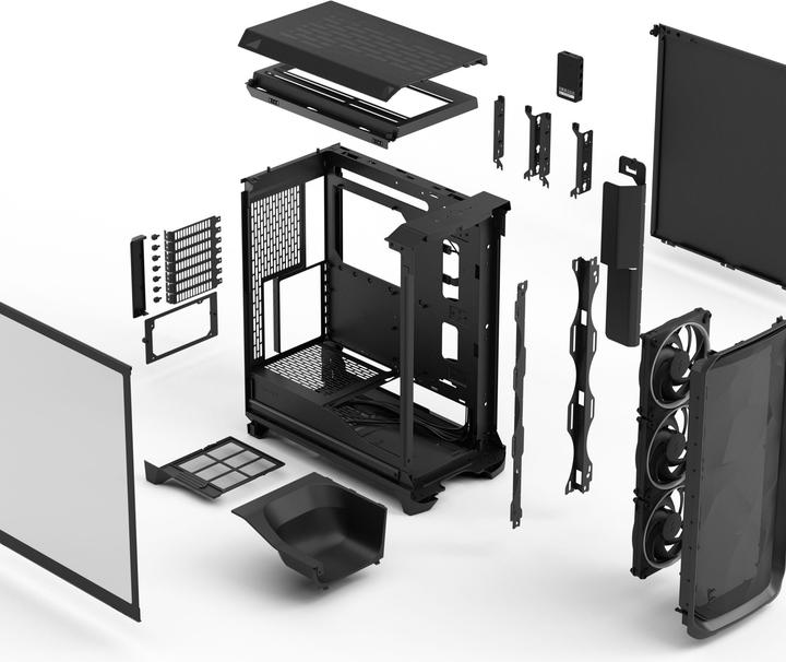 Image du produit Fractal Meshify 3 Ambience Pro RGB Light Tint Black (ATX, Mini-ITX, mATX, E-ATX)