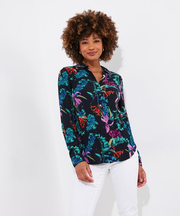 Image du produit Joe Browns Floral Sequinned Crinkle Blouse (46)