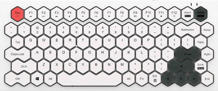 Produktbild Mofii Wireless Keyboard Phoenix BT (White) (US, Kabellos)
