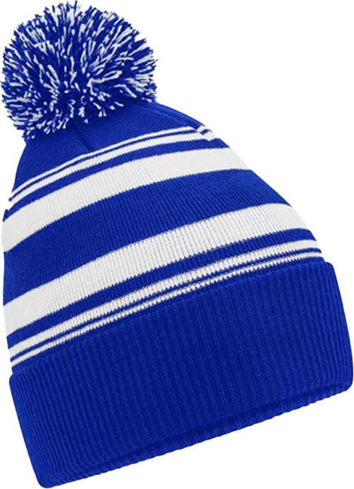 Actual product image Beechfield Unisex Adult Fan Striped Beanie