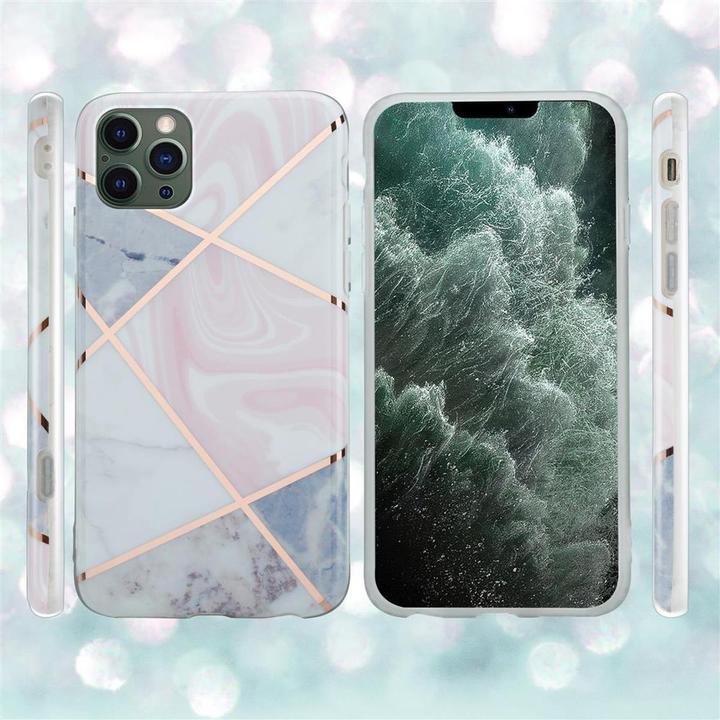 Image du produit Cadorabo Couverture IMD TPU Marbre coloré (Apple iPhone 12 Pro Max)
